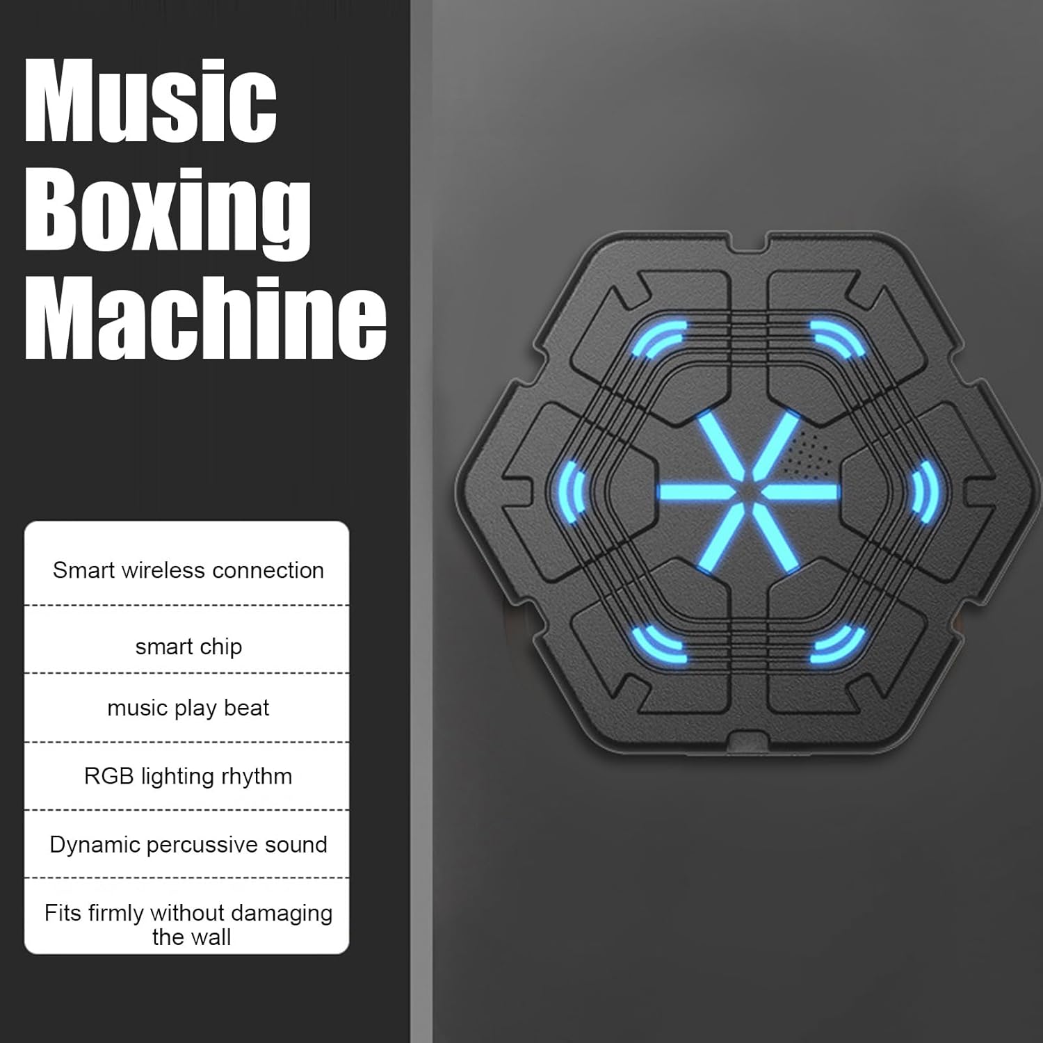 دستگاه کیسه بوکس موزیکال هوشمند مدل QJB77