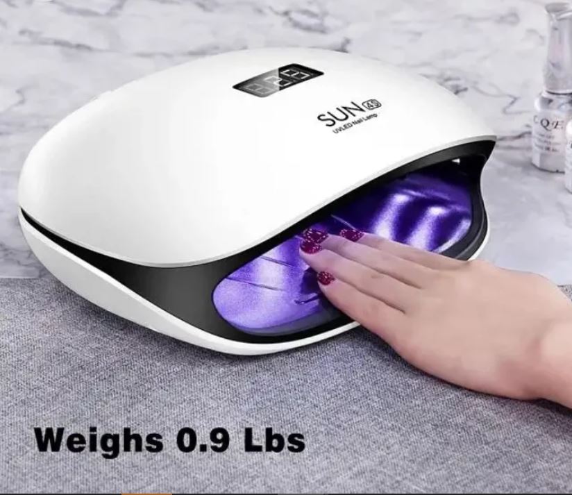 دستگاه لاک خشک‌کن ناخن دو دست با لامپ UV/LED 48W برند SUN4 SMART 2.0