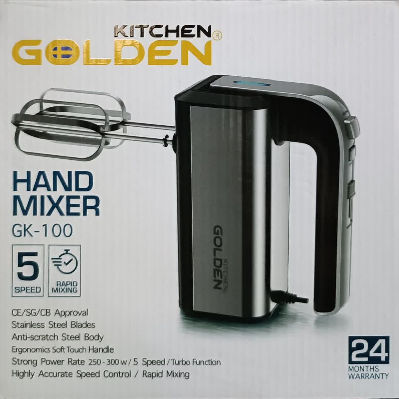 همزن برقی گلدن مدل GK-100(HAND MIXER GOLDEN)