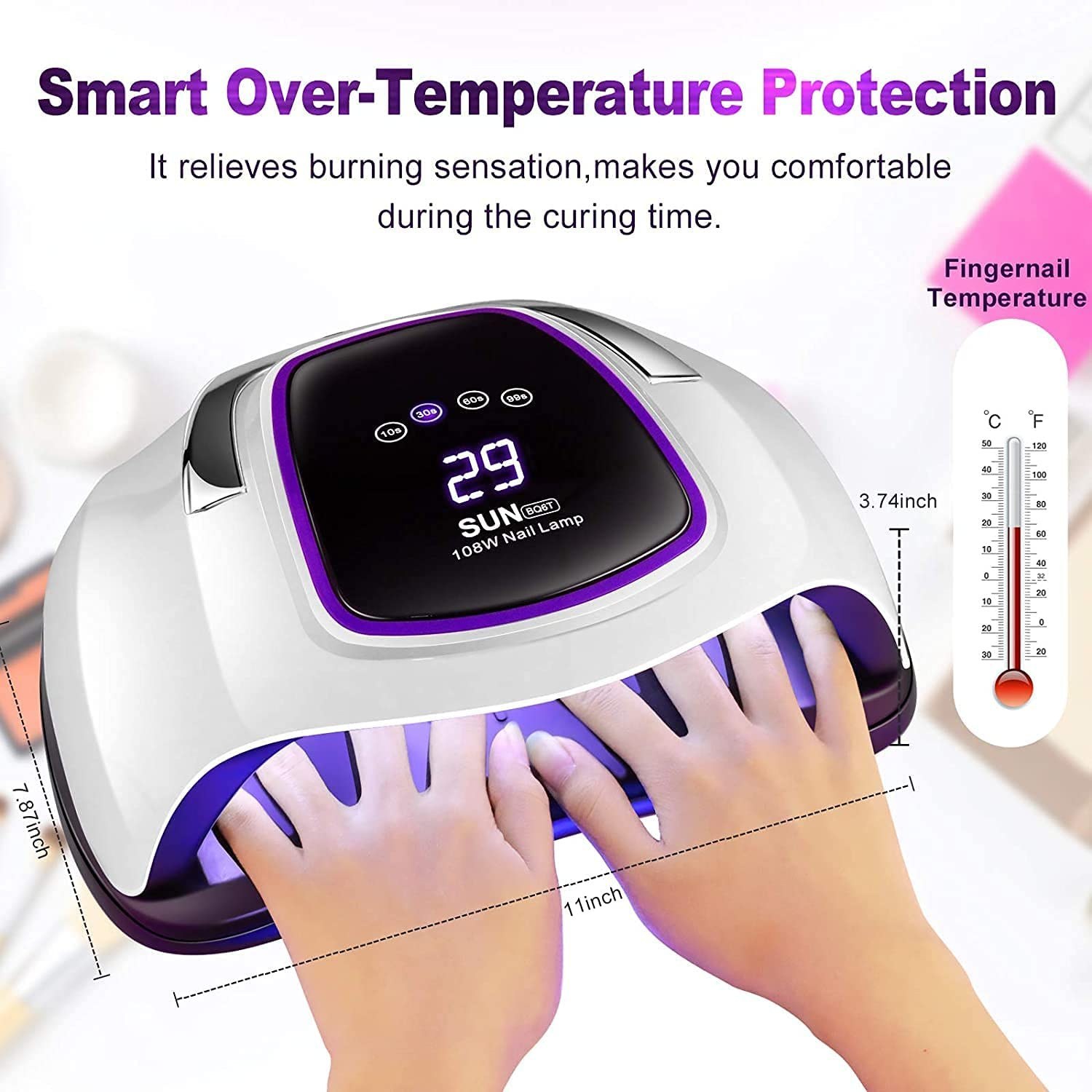 دستگاه لاک خشک کن سان مدل SUN BQ6T